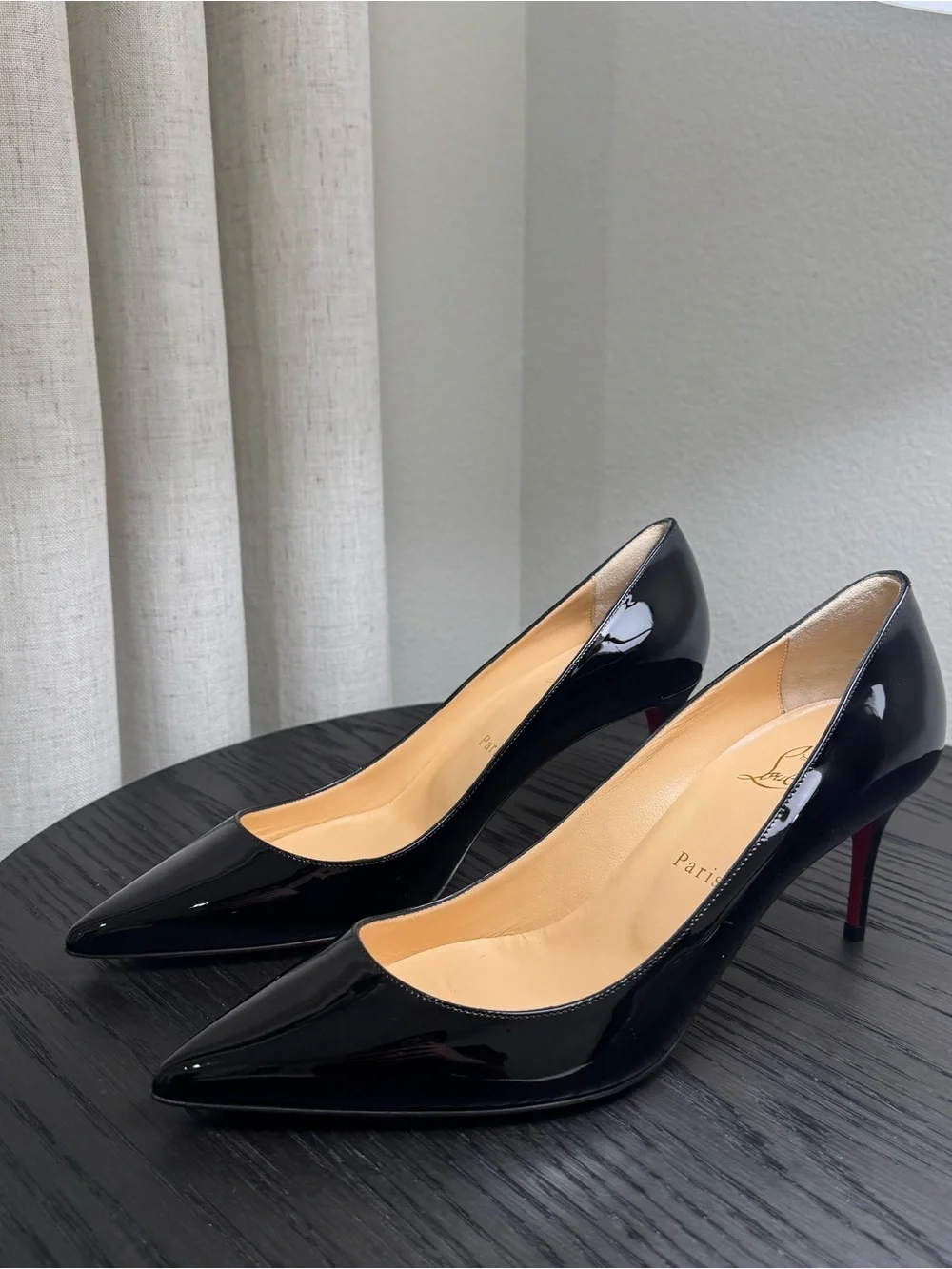 Christian Louboutin Kate 70 Pumps Patent Black 39
